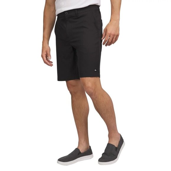 Quiksilver Men's 9'' Active Hybrid Shorts, Black, Size 30 - Picture 3 of 5